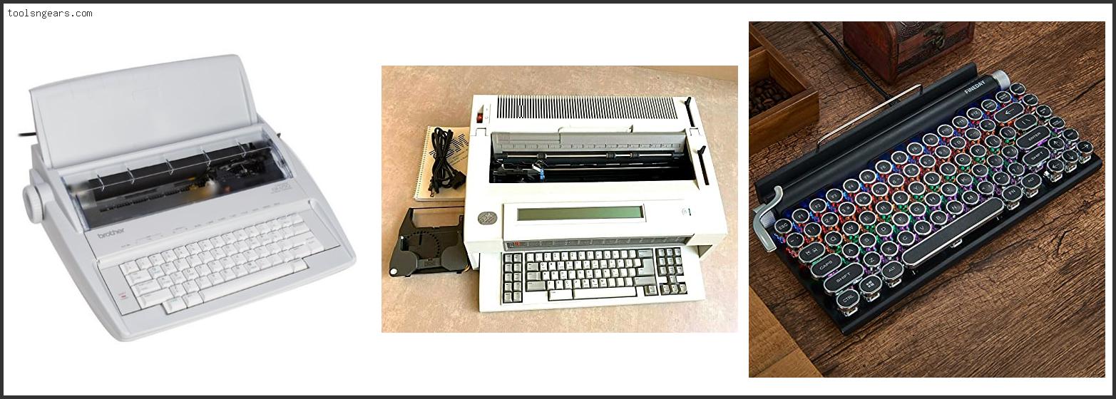 Best Electric Typewriter