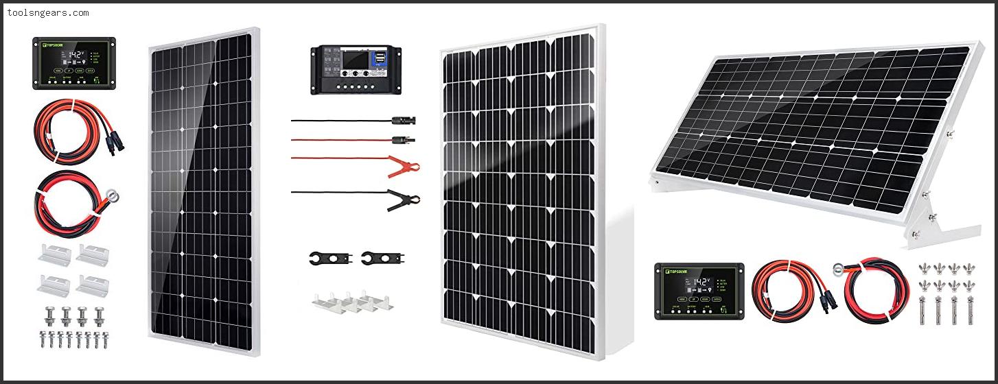Best 100 Watt Solar Panel Kit
