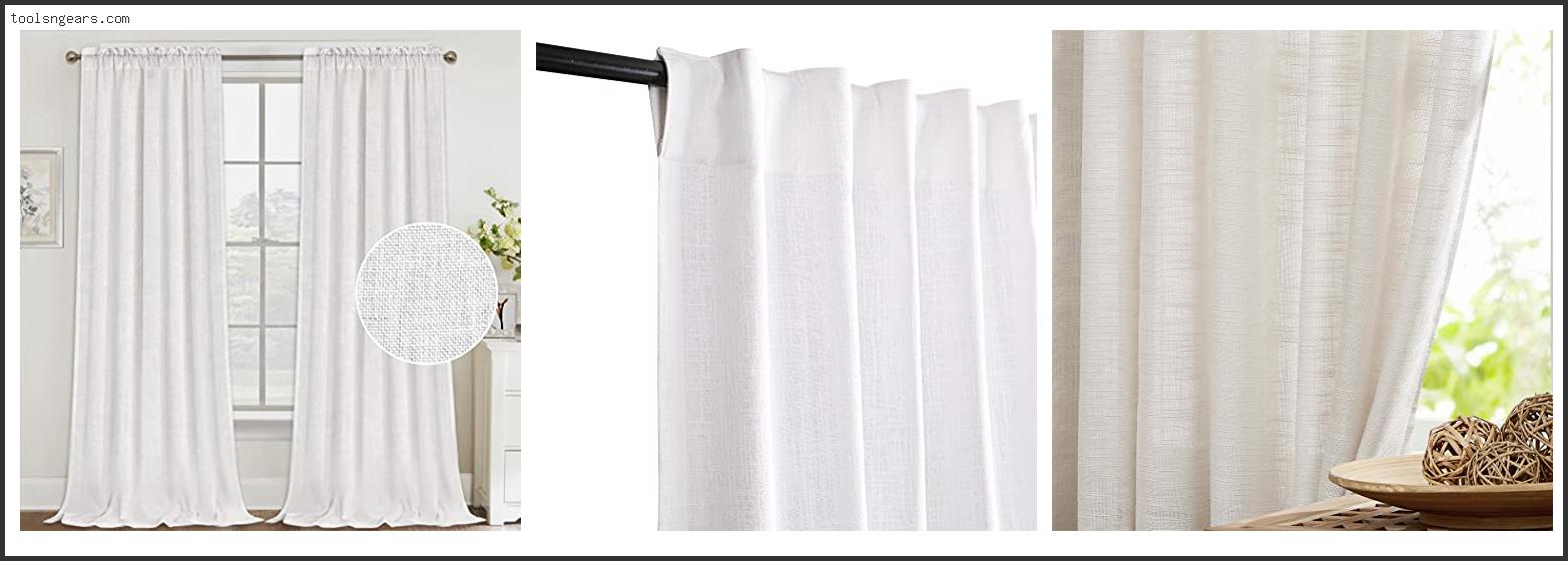 Best White Linen Curtains