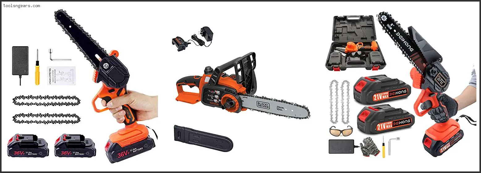 Best Small Battery Chainsaw