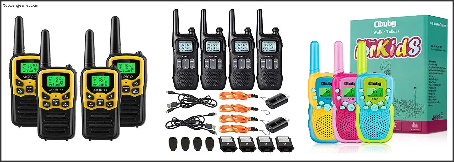 Best Rechargeable Walkie Talkies For Camping