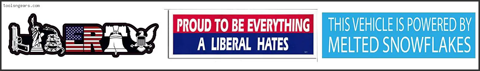 Best Conservative Bumper Stickers