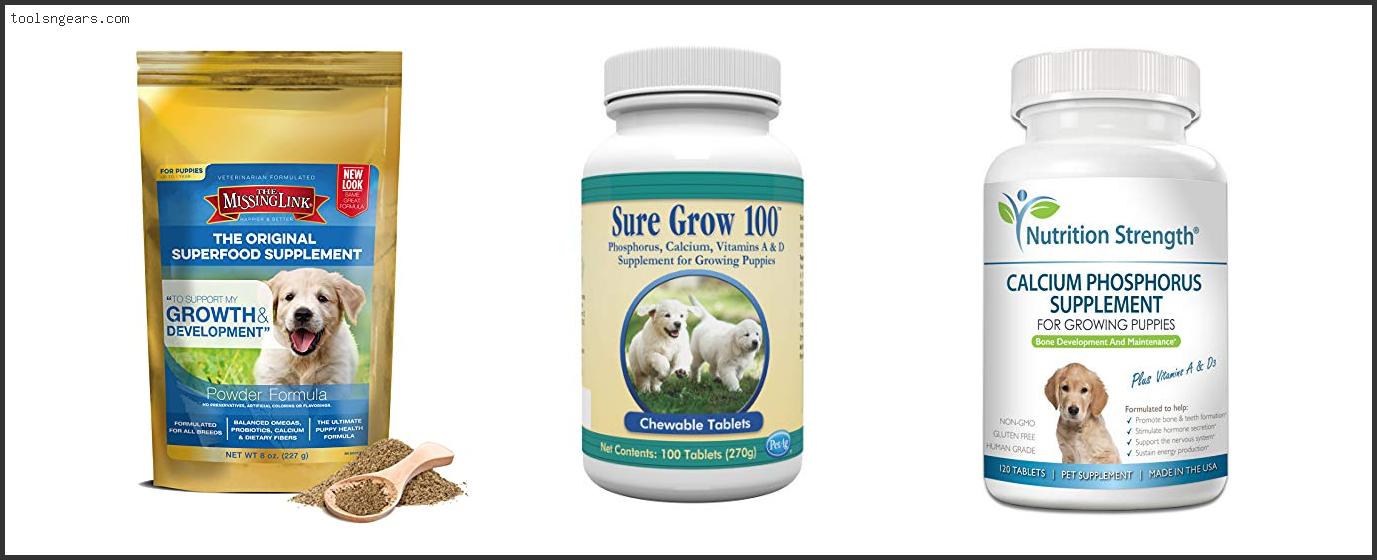 Best Supplements For Puppy Growth